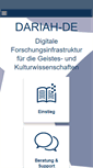 Mobile Screenshot of de.dariah.eu